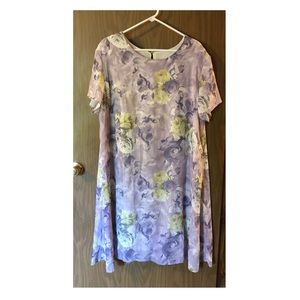 Purple Floral Dress